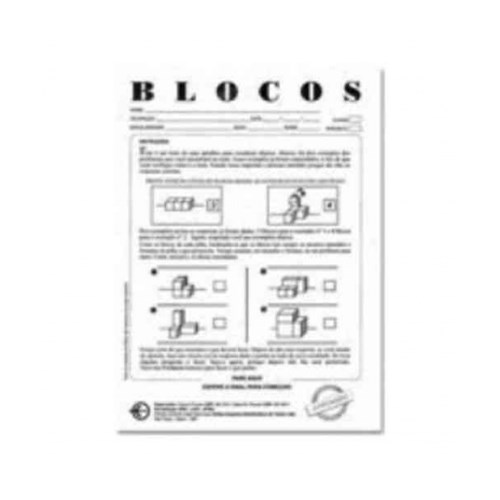 Bateria TSP - BLOCOS (10 folhas) | Wedja Psicologia
