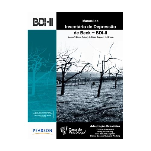 BDI-II – Inventário de Depressão de Beck – Livro de Instrução (Manual)