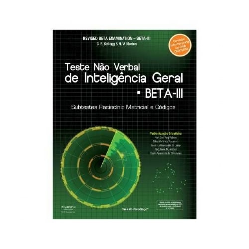 BETA III (Kit Completo) | Wedja Psicologia BETA III (Kit Completo) | Wedja Psicologia