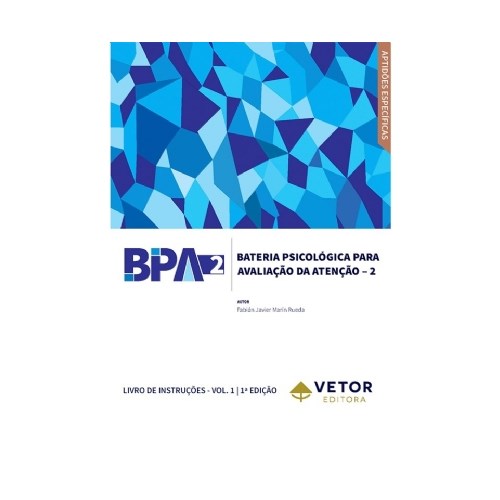 BPA-2 - Livro de Instruções (Manual) | Wedja Psicologia