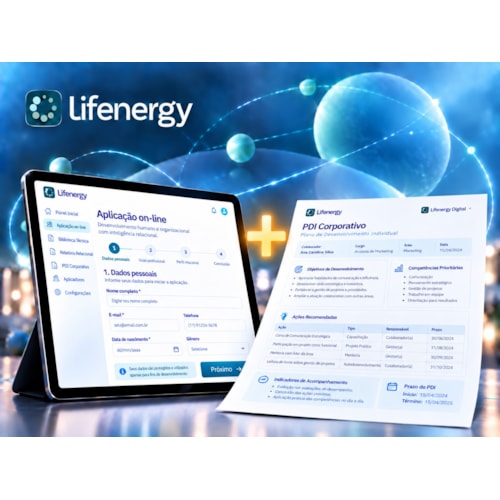 Combo Lifenergy Digital & PDI - aplicação online Combo Lifenergy Digital & PDI - aplicação online