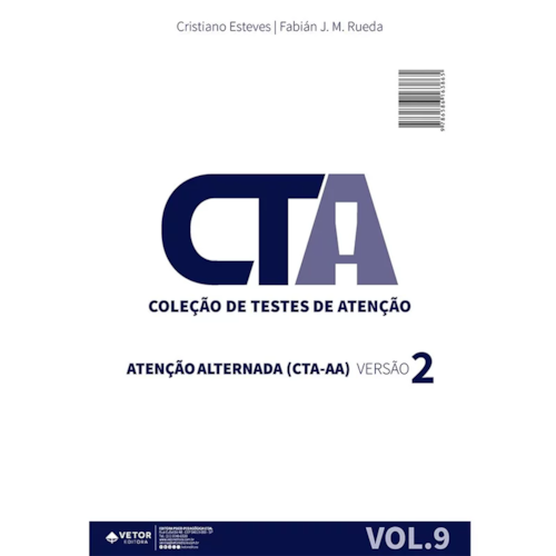 CTA - AA Livro de Aplicação Atenção Alternada Versão 2 vol.9 CTA - AA Livro de Aplicação Atenção Alternada Versão 2 vol.9