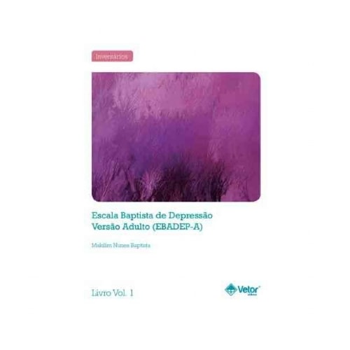 EBADEP-A Livro de Instruções (Manual) | Wedja Psicologia EBADEP-A Livro de Instruções (Manual) | Wedja Psicologia