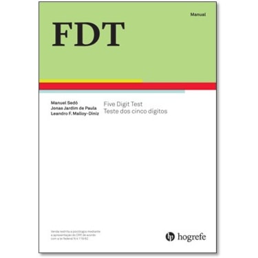 FDT Teste dos Cinco Digitos - Manual de instruçoes