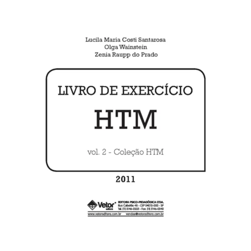 HTM - Livro de Exercício HTM - Livro de Exercício