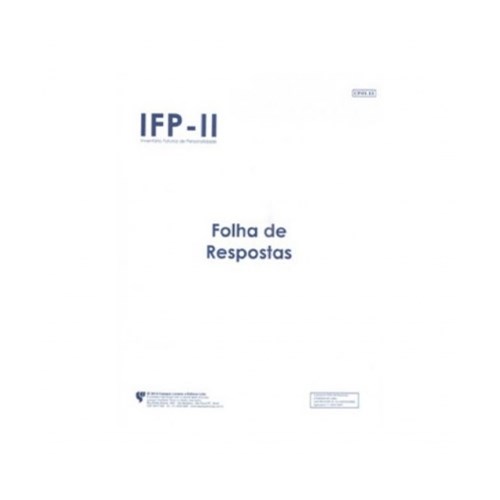 IFP II (Bloco de Respostas) | Wedja Psicologia
