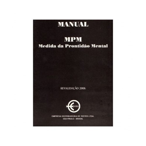 MPM Medida de Prontidão Mental - Manual | Wedja Psicologia