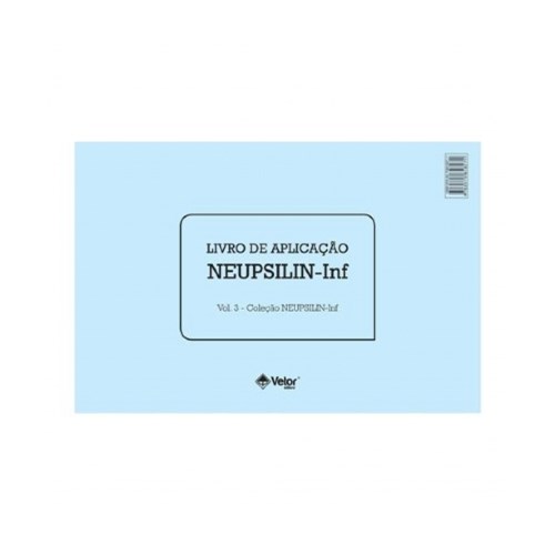 Neupsilin-Inf - Livro de Aplicação | Wedja Psicologia