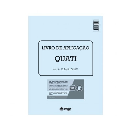 Quati - Livro de Aplicação | Wejda Psicologia Quati - Livro de Aplicação | Wejda Psicologia
