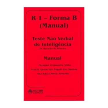 R-1 Forma-B Livro de Instruções (Manual) | Wedja Psicologia