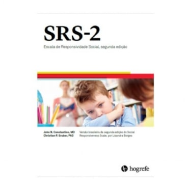 Produto SRS-2 Escala de Responsividade Social, segunda ed | Wedja Psicologia