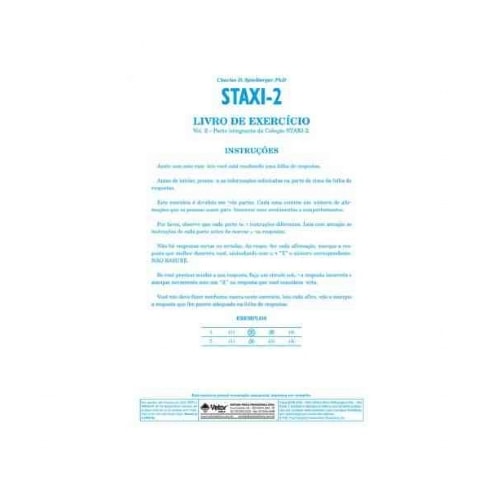 Staxi 2 Livro de Exercício | Wedja Psicologia Staxi 2 Livro de Exercício | Wedja Psicologia