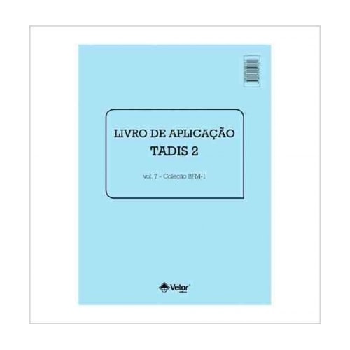 Tadis 2 Livro de Aplicação (BFM-1) | Wedja Psicologia