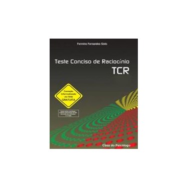 TCR - Livro de Instruções (Manual) - Teste Conciso de Raciocínio