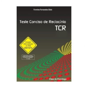 TCR Teste Conciso de Raciocínio (Kit completo) | Wedja Psicologia TCR Teste Conciso de Raciocínio (Kit completo) | Wedja Psicologia