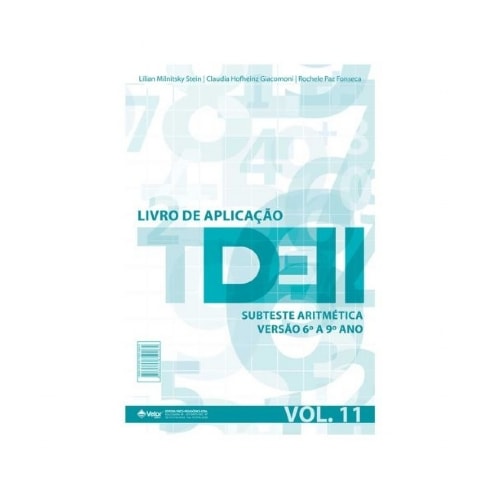 TDE II - Livro de Aplic Subteste Aritm 6º ao 9º ano | Wedja Psicologia TDE II - Livro de Aplic Subteste Aritm 6º ao 9º ano | Wedja Psicologia