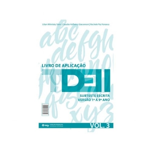 TDE II - Livro de Aplic Subteste Escrita 1º ao 9º | Wedja Psicologia TDE II - Livro de Aplic Subteste Escrita 1º ao 9º | Wedja Psicologia