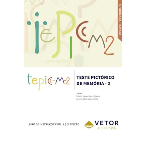 TEPIC-M-2 - Cartão Aplicação Individual | Wedja Psicologia TEPIC-M-2 - Cartão Aplicação Individual | Wedja Psicologia