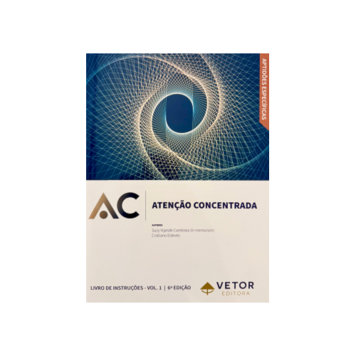 Teste Atenção Concentrada AC Livro de Instrucoes 6ED vol.1 | Wedja Psicologia Teste Atenção Concentrada AC Livro de Instrucoes 6ED vol.1 | Wedja Psicologia