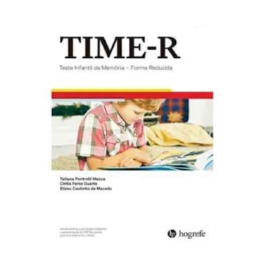 TIME-R Teste Infantil de Memória | Wedja Psicologia