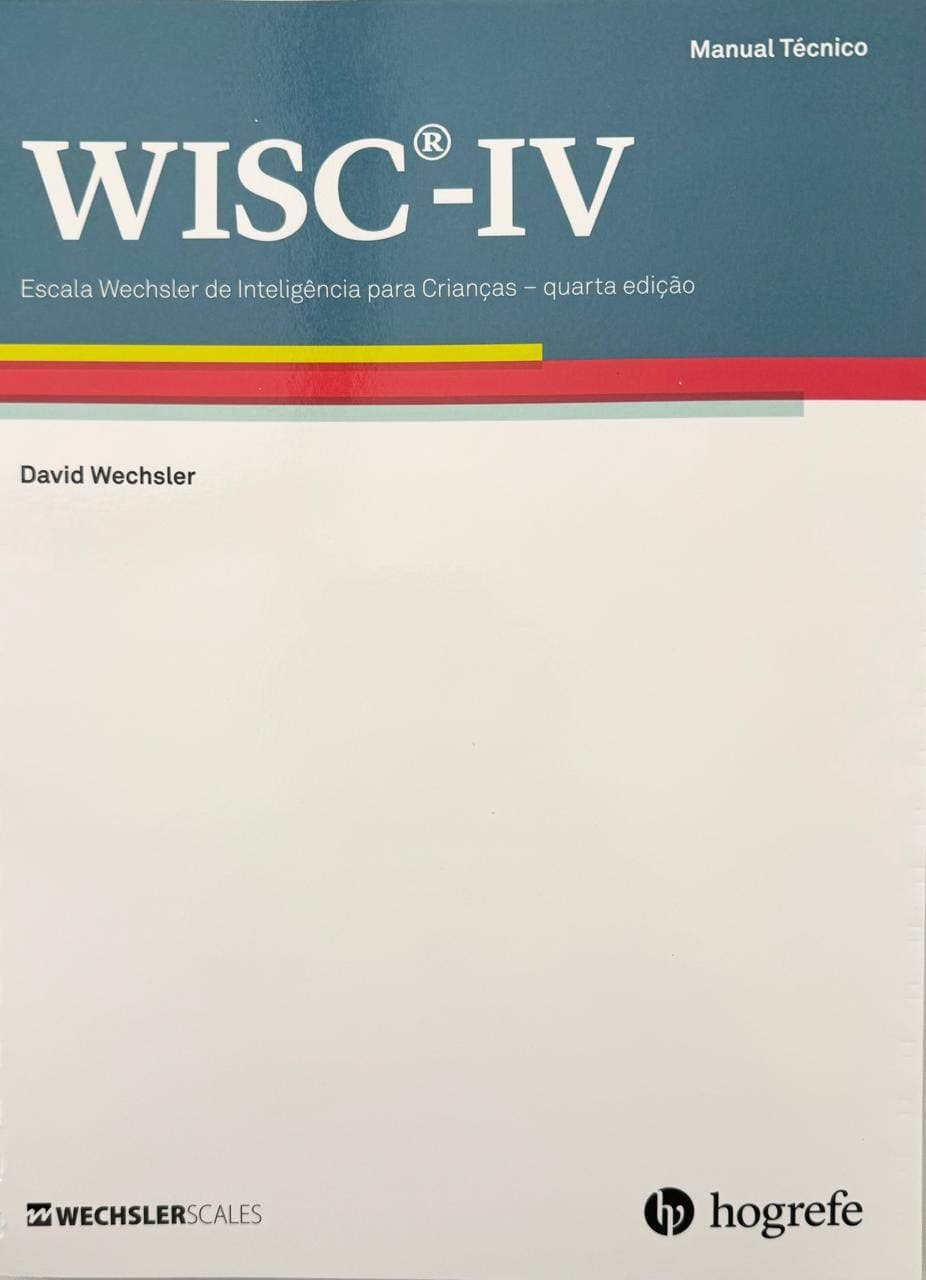 WISC-IV 実施・採点マニュアル WISC IV - Manual Técnico