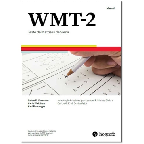 WMT-2 Teste de Matrizes de Viena (Manual) WMT-2 Teste de Matrizes de Viena (Manual)